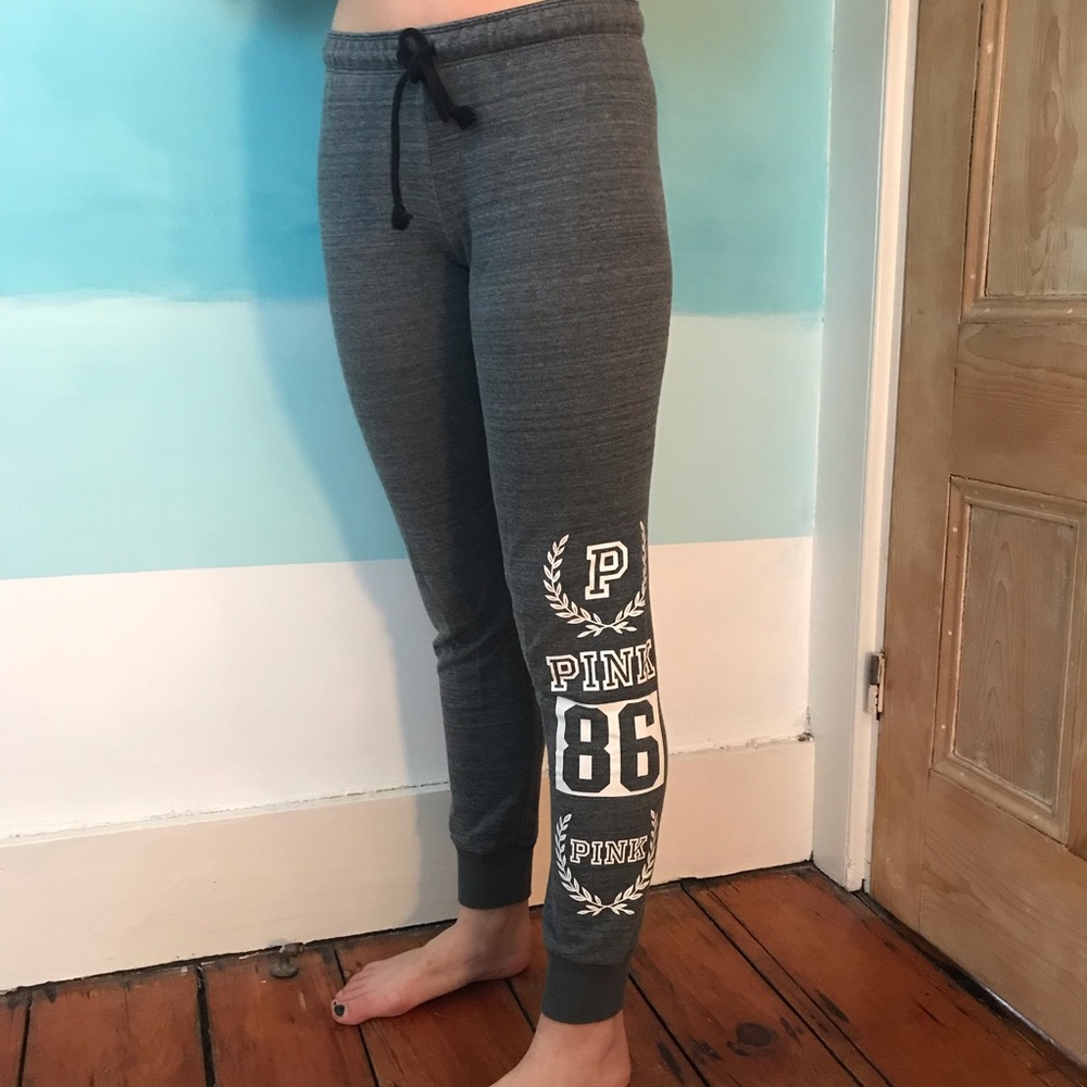 Pink Grey Joggers